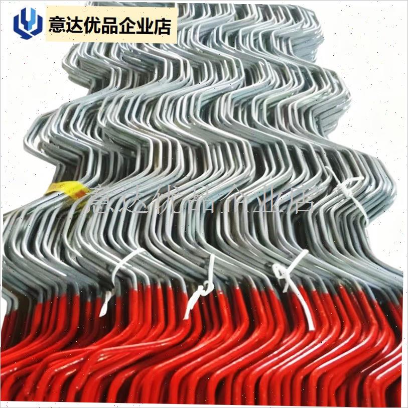 大棚铝包钢卡簧养殖镀锌卡丝薄膜弹簧农用压膜条北W京浸塑卡丝卡,