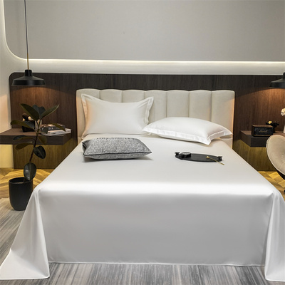 长绒棉白色床单单件纯棉100全棉酒店双人床被单宿舍单人夏季1.8米
