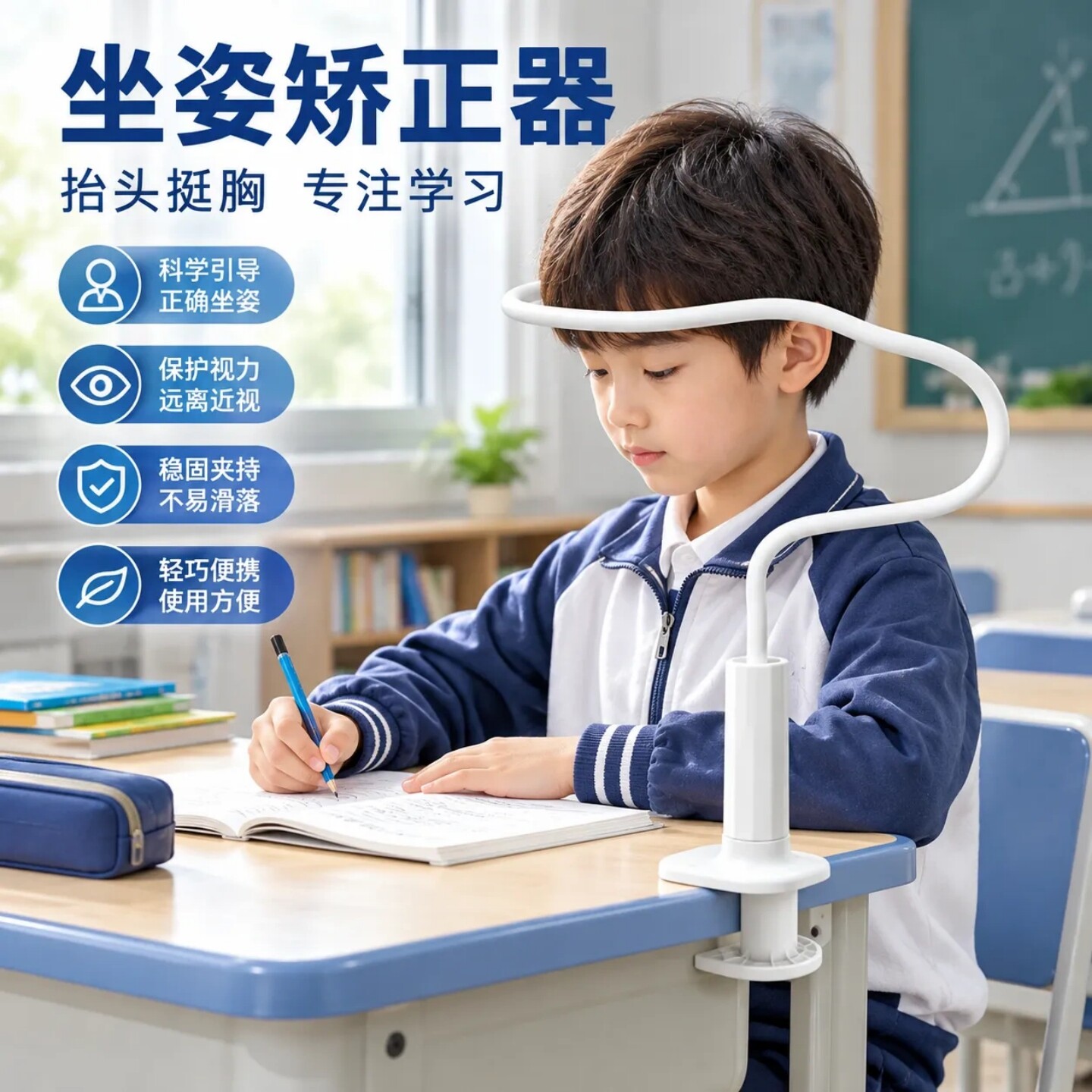科学矫姿坐姿矫正器儿童护眼支架