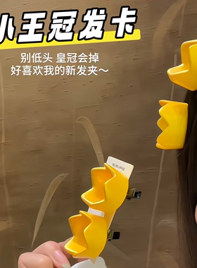为我加冕！可爱小王冠发夹
