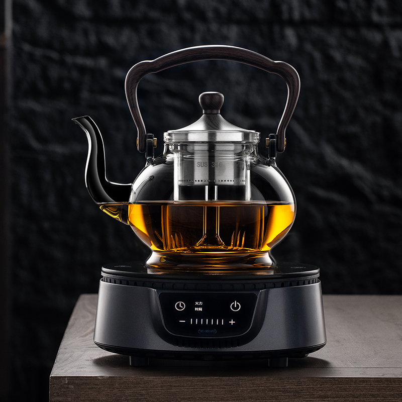 电陶炉煮茶壶套装家用功夫茶具蒸煮两用养生壶加厚烧水泡茶壶