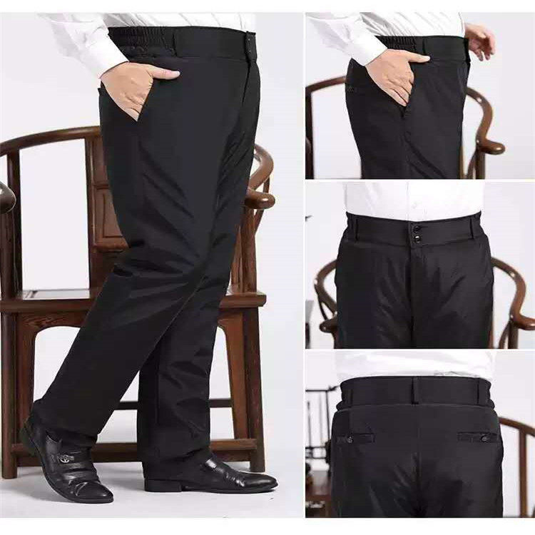 冬季保暖迷彩羊毛皮裤皮毛一体内胆中老年男真毛皮加绒加厚棉裤