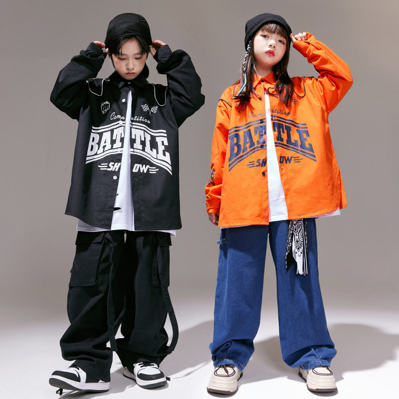 街舞儿童潮服hiphop酷帅元旦