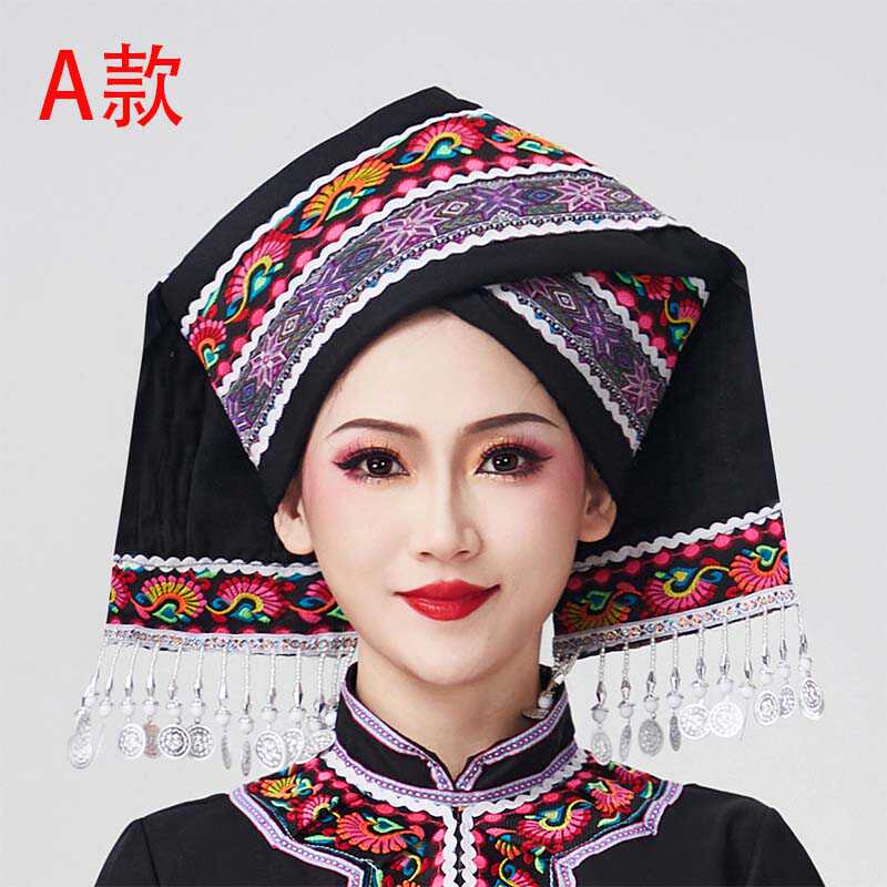 广西壮族民族舞蹈服饰帽