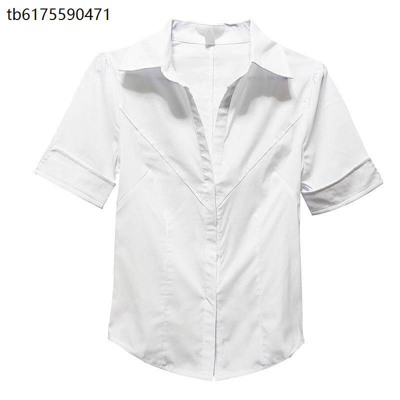 夏季ol制服套装工作服职业装气质女白衬衫包臀裙子酒店前台黑包裙