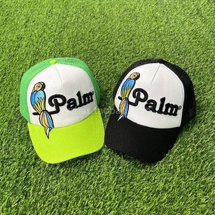 mesh 棕榈天使帽子PALM logo cap男女百搭货车帽 Curved baseball