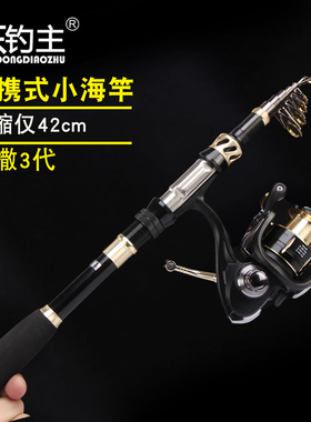 海杆抛竿超硬远投矶钓竿鱼竿海杆套装全套特价小海杆小抛竿叽钓杆