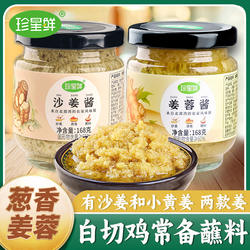 珍星鲜正宗沙姜酱家用姜蓉酱广东白切鸡蘸料新鲜广式姜泥调味料