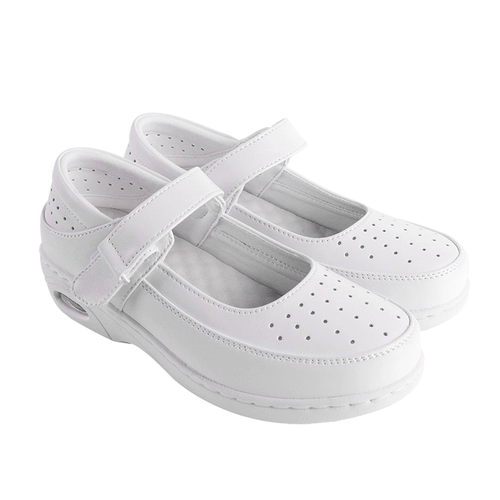 Униформа медсестры, дышащая комфортная дезодорированная нескользящая летняя обувь на липучке, мягкая подошва