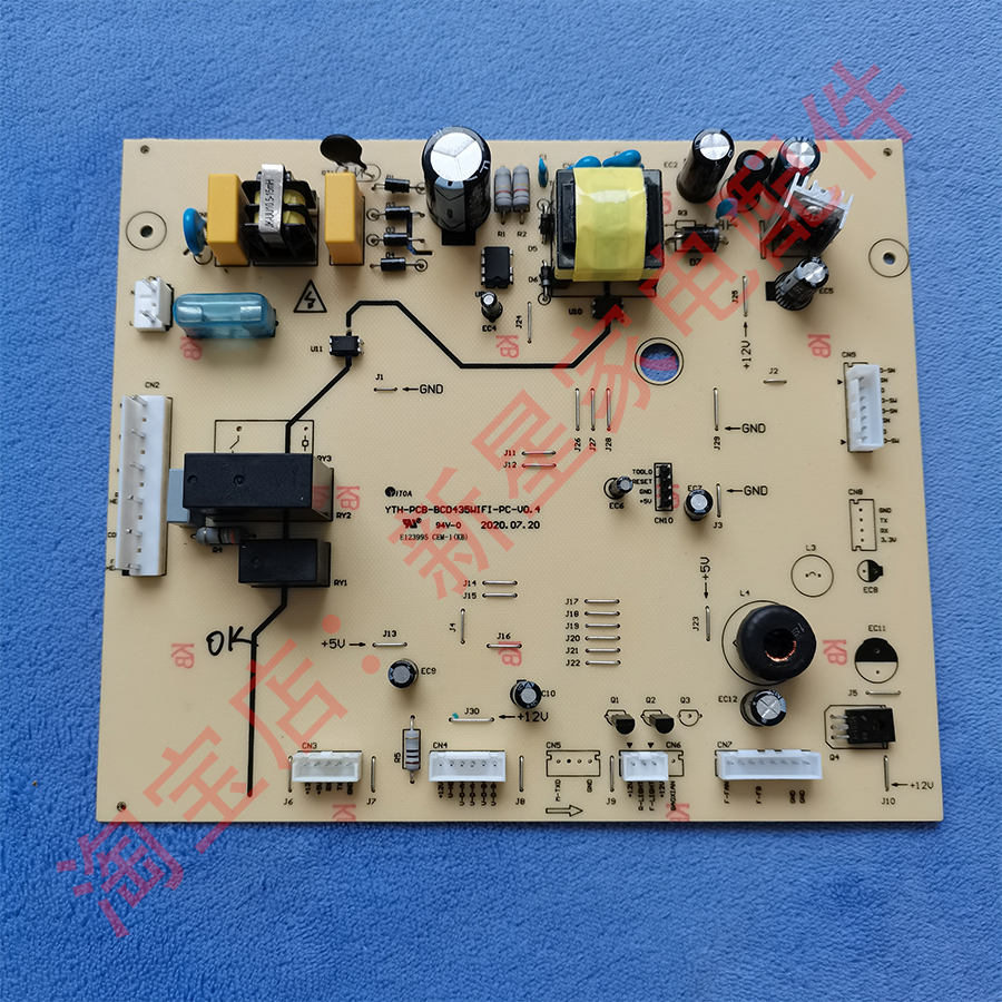 适用冰箱BCD430WEZ50风扇电机风门主控制电脑源板发热管传感器
