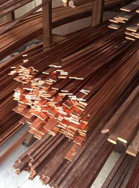 T2紫铜排扁方条镀锡铜排TMY 2*20 3*30 4*40 5*50 6*60 8*80mmT2M