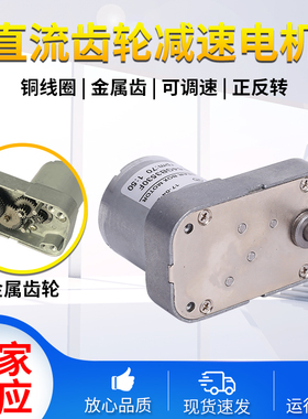 WS-64GB3530F直流减速电机12V24V展示架电动机大力矩正反转小马达