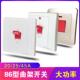 大功率电流曲架开关双极空调电热水器86型双线双断20a45a带灯开关