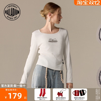 PALLADIUM帕拉丁上装趣味卡通图案女款长袖T恤1912586＆1912587