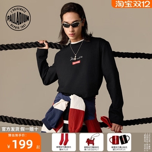 【拳王阿里联名】PALLADIUM帕拉丁运动日常休闲宽松男女长袖T恤