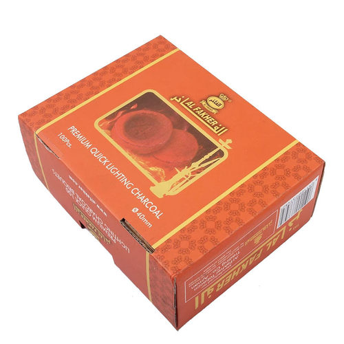 原装阿拉伯水烟速燃碳水烟炭果木炭33mm 40mm香薰烧烤碳酒吧水烟