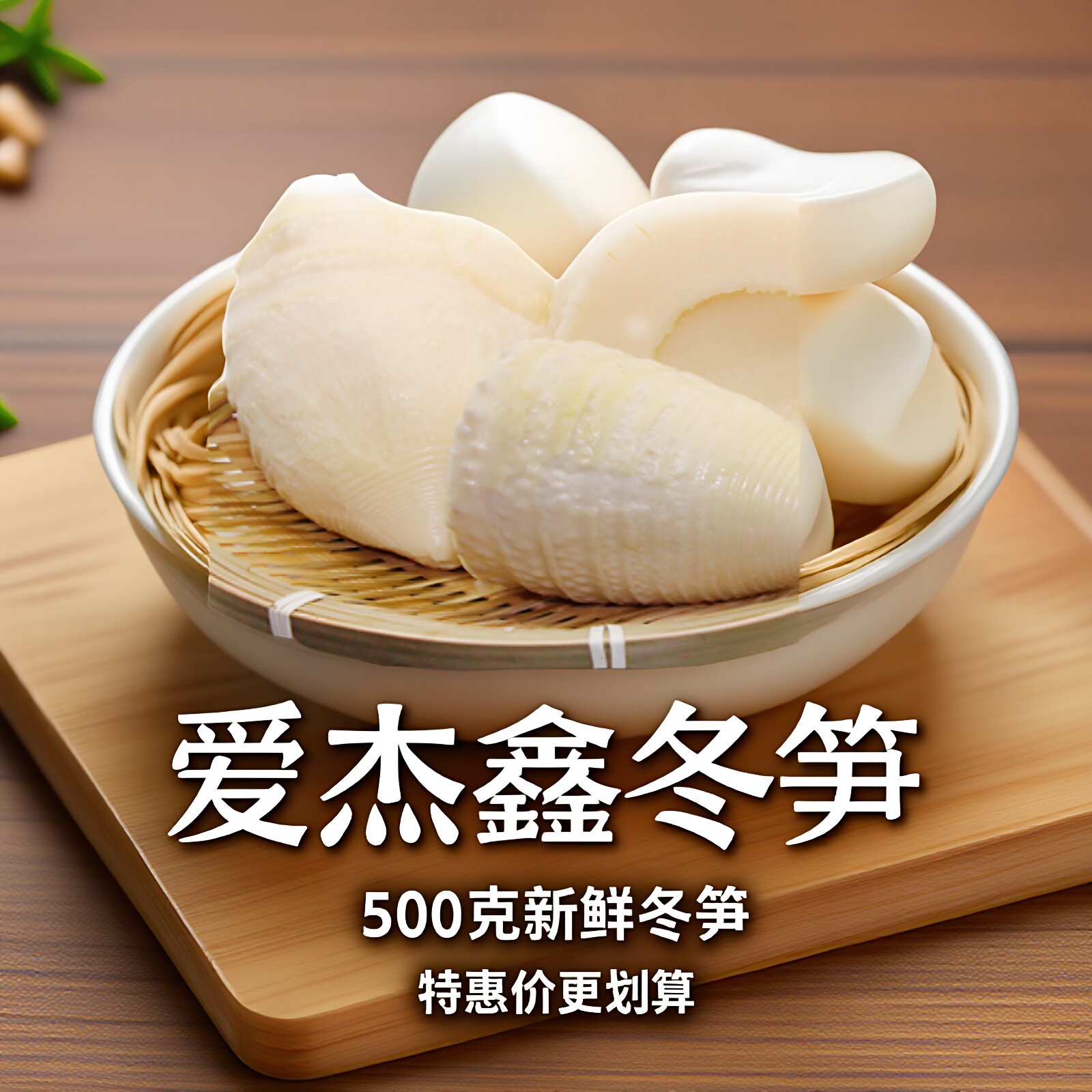 火锅食材笋尖新鲜冬笋清水冬笋产地直销批发春笋袋装鲜嫩笋500克
