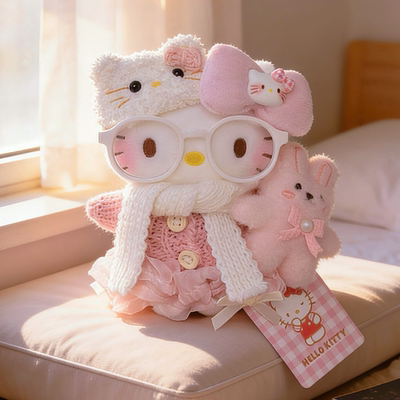 正版hellokitty白桃兔兔kt三丽鸥包包挂件惊喜书包送人生日礼物女