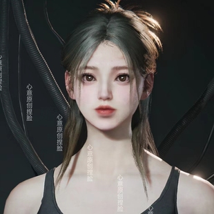 七日世界捏脸数据女心意原创可爱仅国服可用国际服只能发数值