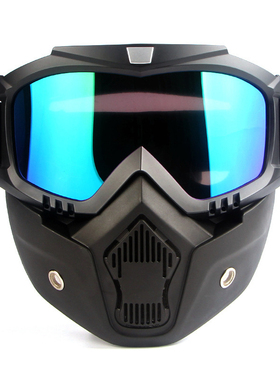 面罩风镜CS军迷战术护目镜面罩骑行小学生吃鸡眼镜CS下场挡风镜