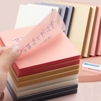 Color Transparent Sticky Note With Adhesive Self Adhesive  W