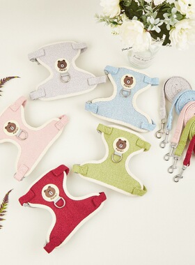 Rabbit leash anti-breakaway chain vest type walk 兔子牵引绳1