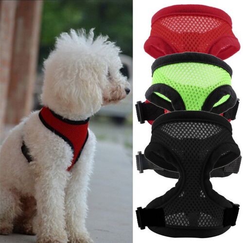 High Quality Pet Dog Harness Collar Leash Strap Mesh Dog Cat