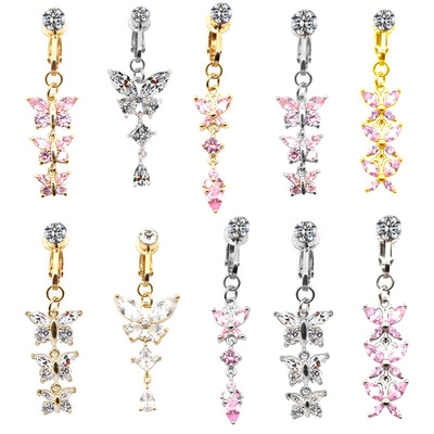 Fashion Faux Body Piercing Jewelry Fake Belly Piercing Butte