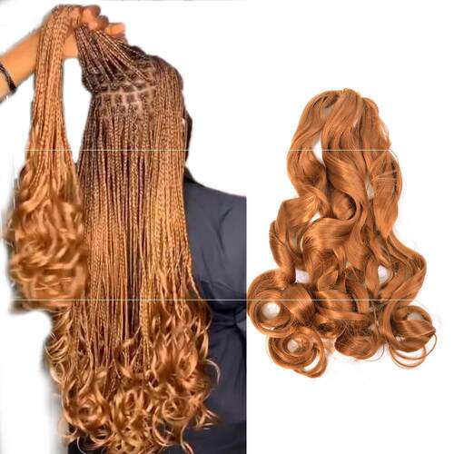 大波浪卷发化纤脏辫假发Loose Wave Braiding Crochet Hair