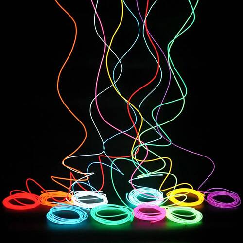 Flexible Neon Light 1M/2M/3M/5M/10M EL Wire Led Neon Dance P