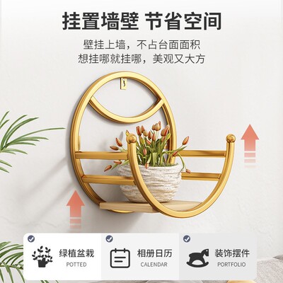 Wall Shelf Home Decoration Rack Display Flower pot stand