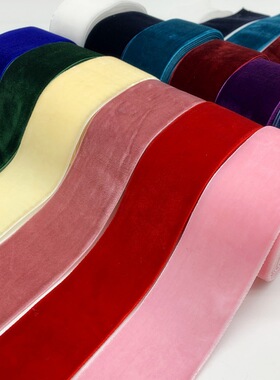 3yards/Lot 38mm Velvet Ribbon Handmade Wedding Party跨境