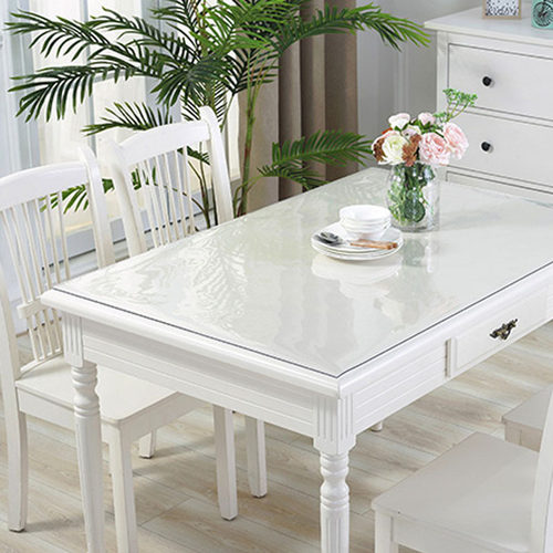 Soft Glass Table Mat 1mm PVC Transparent Tablecloth跨境