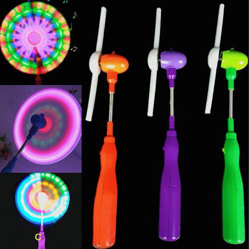 Led Glowing Windmill Toy Flashing Light Up LED Spinning跨境