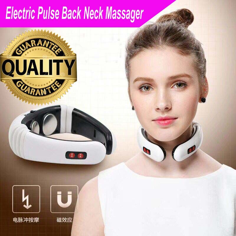 Electric Pulse Back Neck Massager Infrared Heating颈椎按摩仪