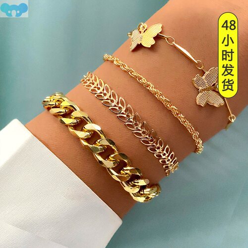 Geometric Bohemian Gold Bracelets Bangles For Women