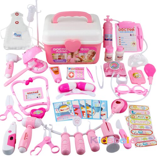 Medical Toy Kids Doctor Pretend Role Play Kit 44PCS跨境