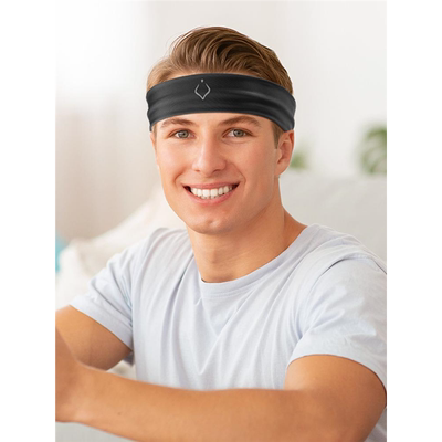 Headband Men Women Band Sweatband Sport Running Hair Ribbon