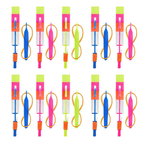10PCS Outdoor Shining Rocket Flash LED Light Night Kids跨境