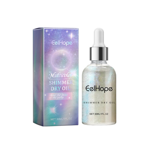 Party Body Glitter Oil Brightens skin for holiday