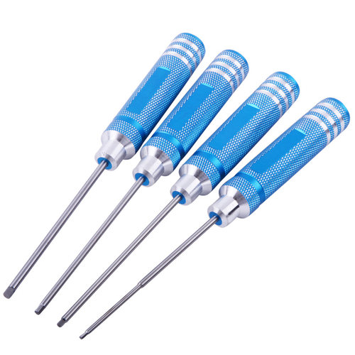 Hot 4pcs Steel Hexagonal Screw Driver Repair Tools for RC He