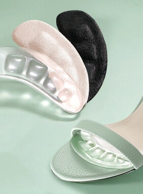 2pcs Anti-slip Silicone Shoe Pads for Women Shoes High Heels