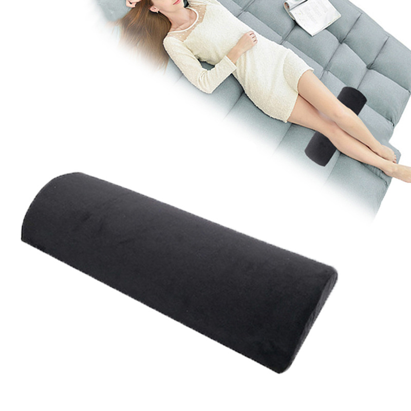 Half Moon Bolster Semi-Roll Pillow Ankle and Knee Support跨