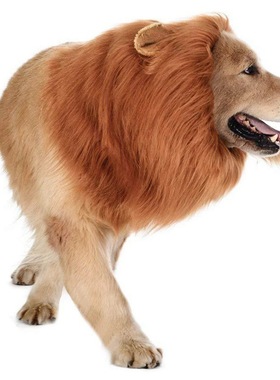 Pet Dog Lion Mane Wig Hair Decor Dog Wig Hair Costume For跨