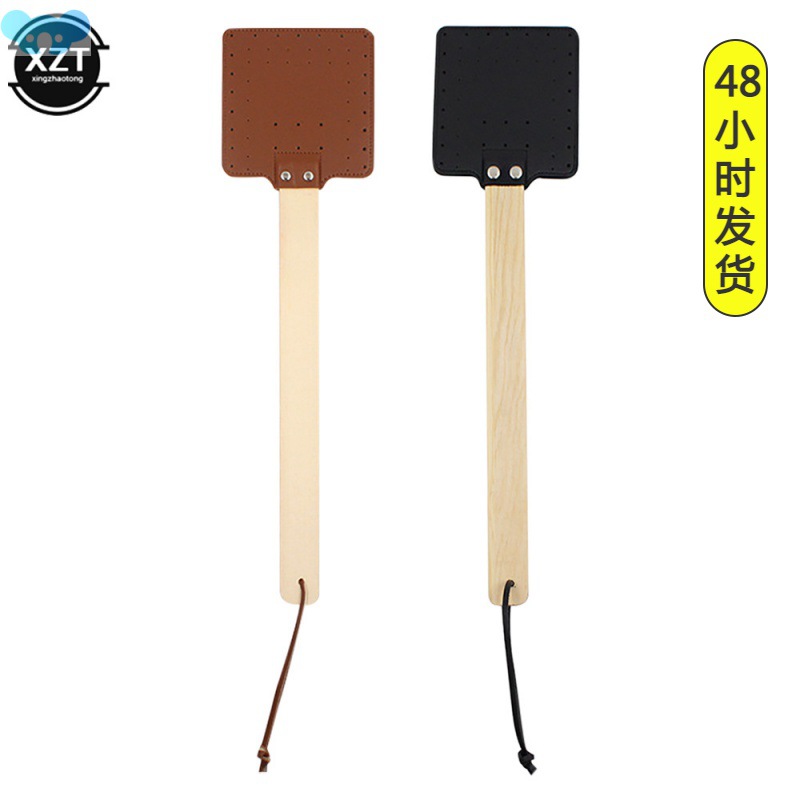 Household Fly Swatter Leather Flapper Mosquito Bug Swatter跨