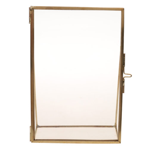 Vintage Style Glass Hanging Free Stand Picture Photo Frame跨