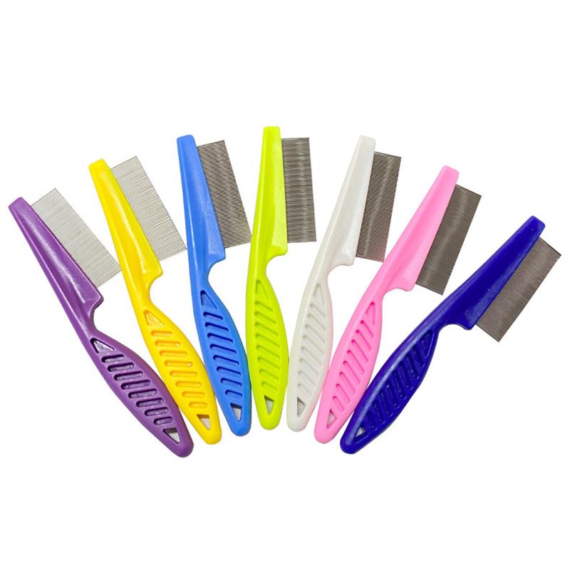 Pet Hair Shedding Comb Stainless Steel Flea Comb Cats dog
