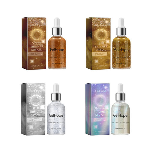 Party Body Glitter Oil naturally brighten moisturize
