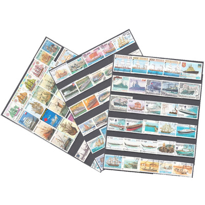 50/220 PCSl/Lot All Different Topic Ship Boat  Warship跨境专