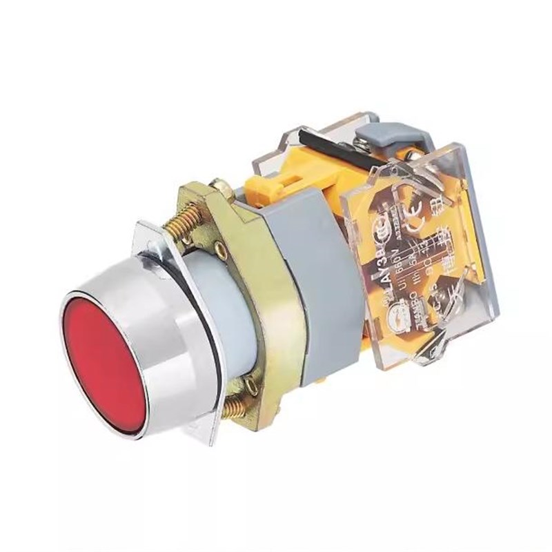 天博按钮 LAY39A-11 平钮 复位按钮 启动开关LA38-11BN螺丝固定型